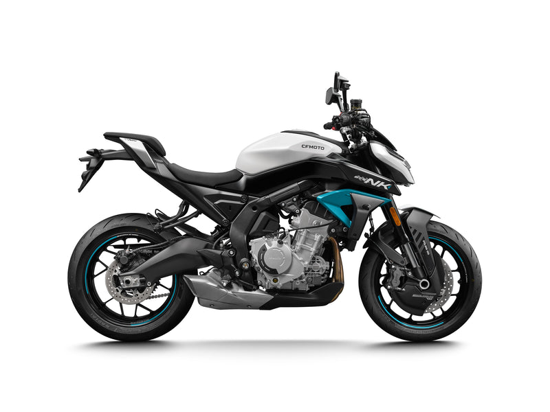 2027 CFMOTO 675NK in Glacier White — right-side view