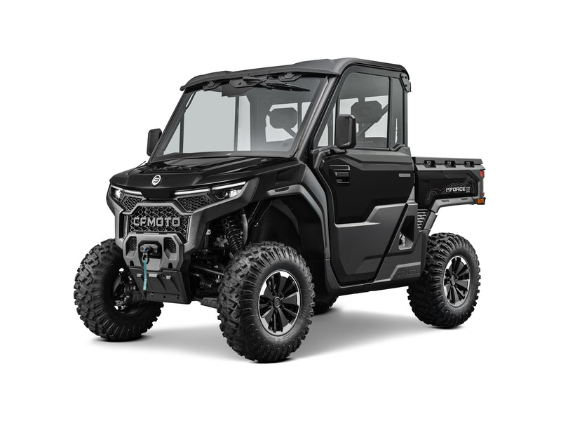 2027 CFMOTO UFORCE U10 PRO HIGHLAND in Nebula Black — left three-quarter view