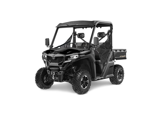 2027 CFMOTO UFORCE 600 in Nebula Black — left three-quarter view