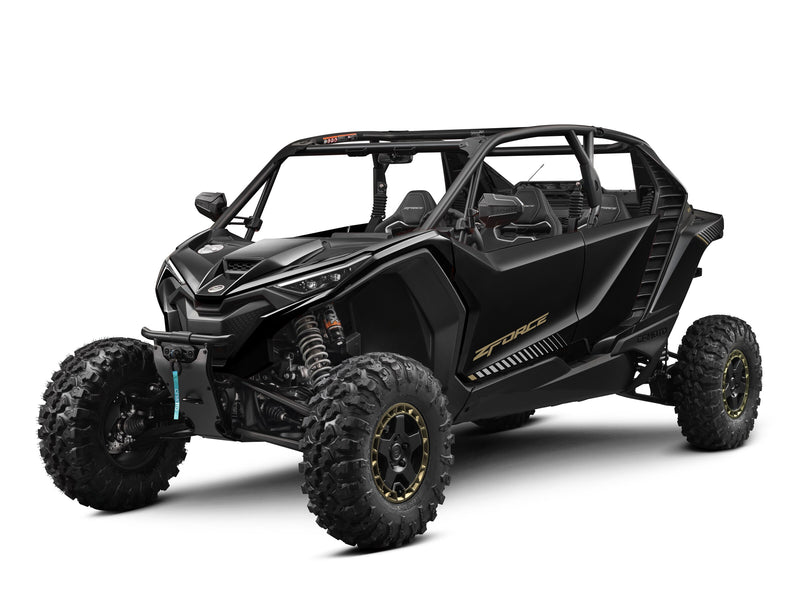 2027 CFMOTO ZFORCE Z10-4 in Nebula Black — left three-quarter view