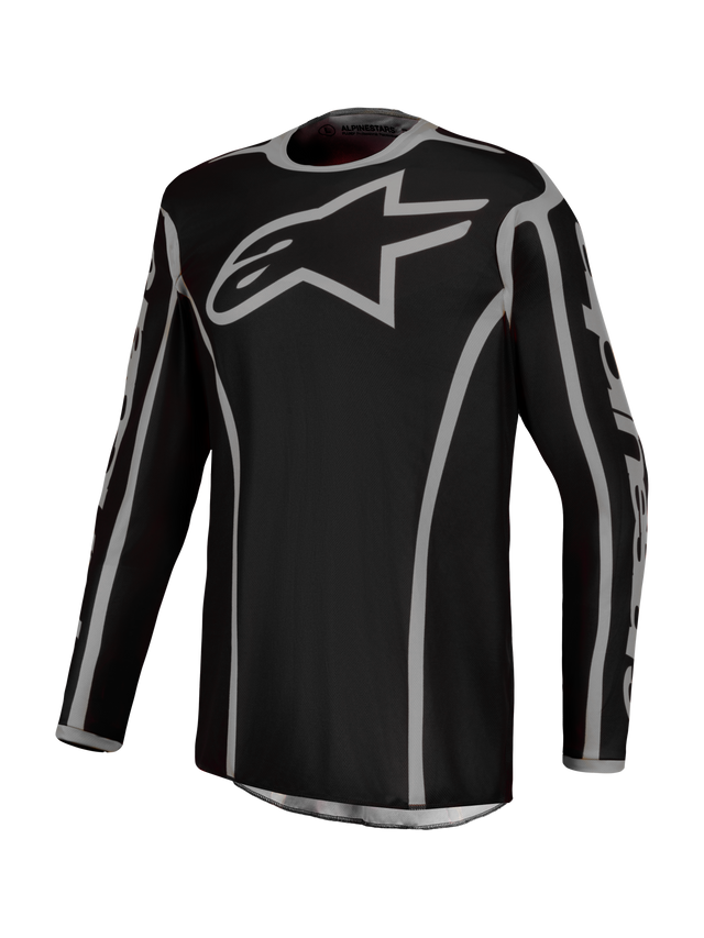 Alpinestars Fluid Apex V2 Jersey – Black/Silver