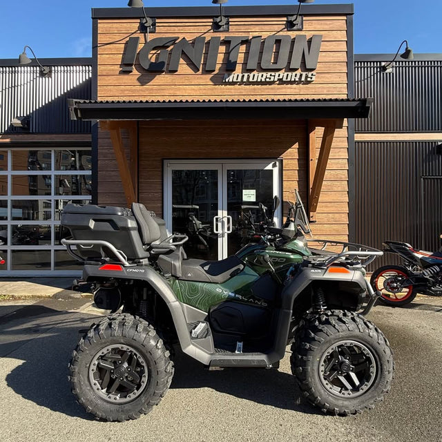 Representative dealership photo — 2026 CFMOTO CFORCE 1000 OVERLAND; same model and colour, not unit-specific