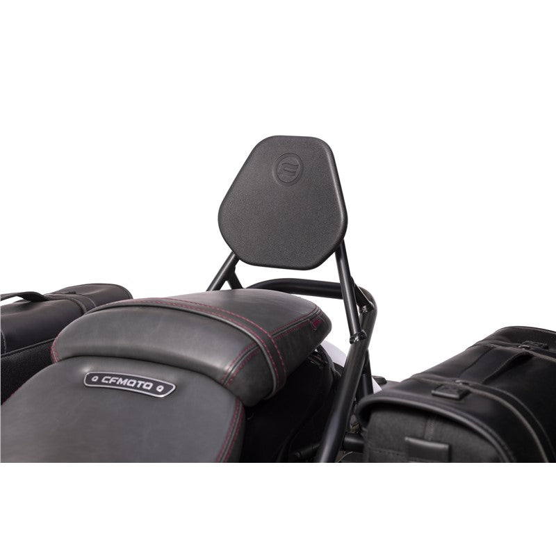 CFMOTO 450CL-C passenger backrest installed
