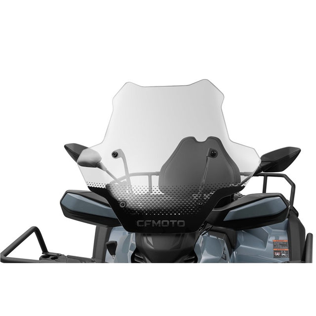 CFMOTO 9AWV-805100-8000 acrylic windshield mounted on CFORCE Touring
