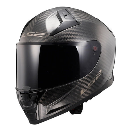 LS2 Citation II Carbon Solid Helmet – Carbon – view 2