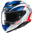 HJC F71 Catos Helmet – White/Blue/Red
